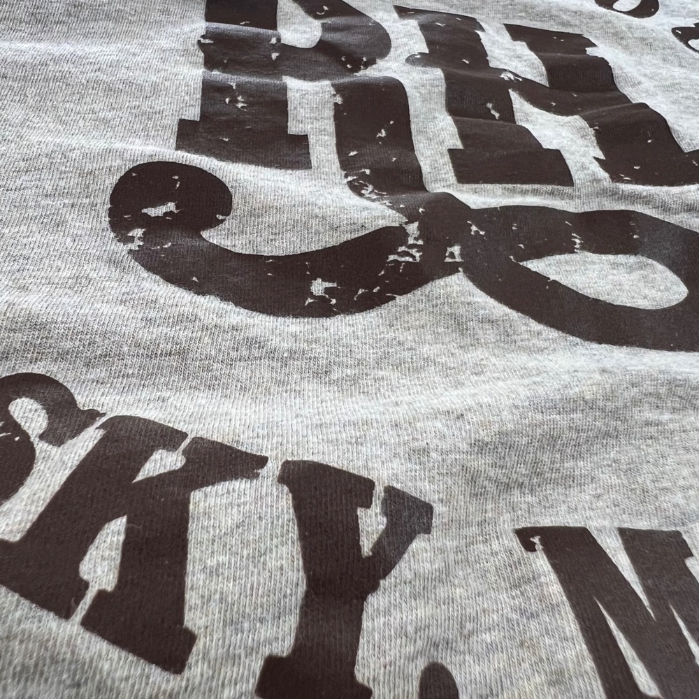 DISTRICT The Riverhouse Big Sky Montana T-Shirt Mens XL Tan Graphic Tee - Picture 13 of 15